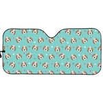 Adorable Beagle Puppy Pattern Print Car Sun Shade