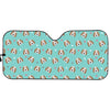 Adorable Beagle Puppy Pattern Print Car Sun Shade