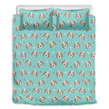 Adorable Beagle Puppy Pattern Print Duvet Cover Bedding Set