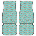 Adorable Beagle Puppy Pattern Print Front and Back Car Floor Mats