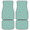 Adorable Beagle Puppy Pattern Print Front and Back Car Floor Mats