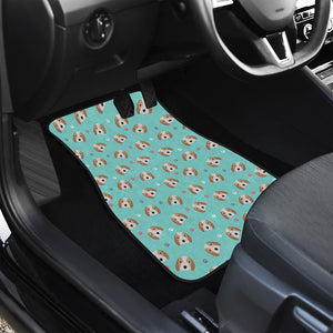 Adorable Beagle Puppy Pattern Print Front Car Floor Mats