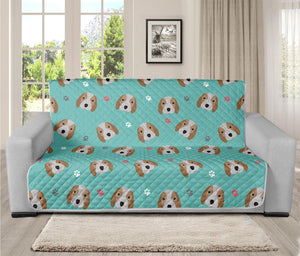 Adorable Beagle Puppy Pattern Print Futon Protector