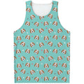 Adorable Beagle Puppy Pattern Print Men's Tank Top