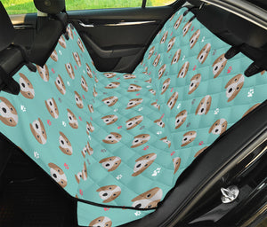 Adorable Beagle Puppy Pattern Print Pet Car Back Seat Cover