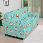 Adorable Beagle Puppy Pattern Print Sofa Cover