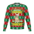 French Bulldog - They Know When You Have Snacks Christmas Sweatshirt