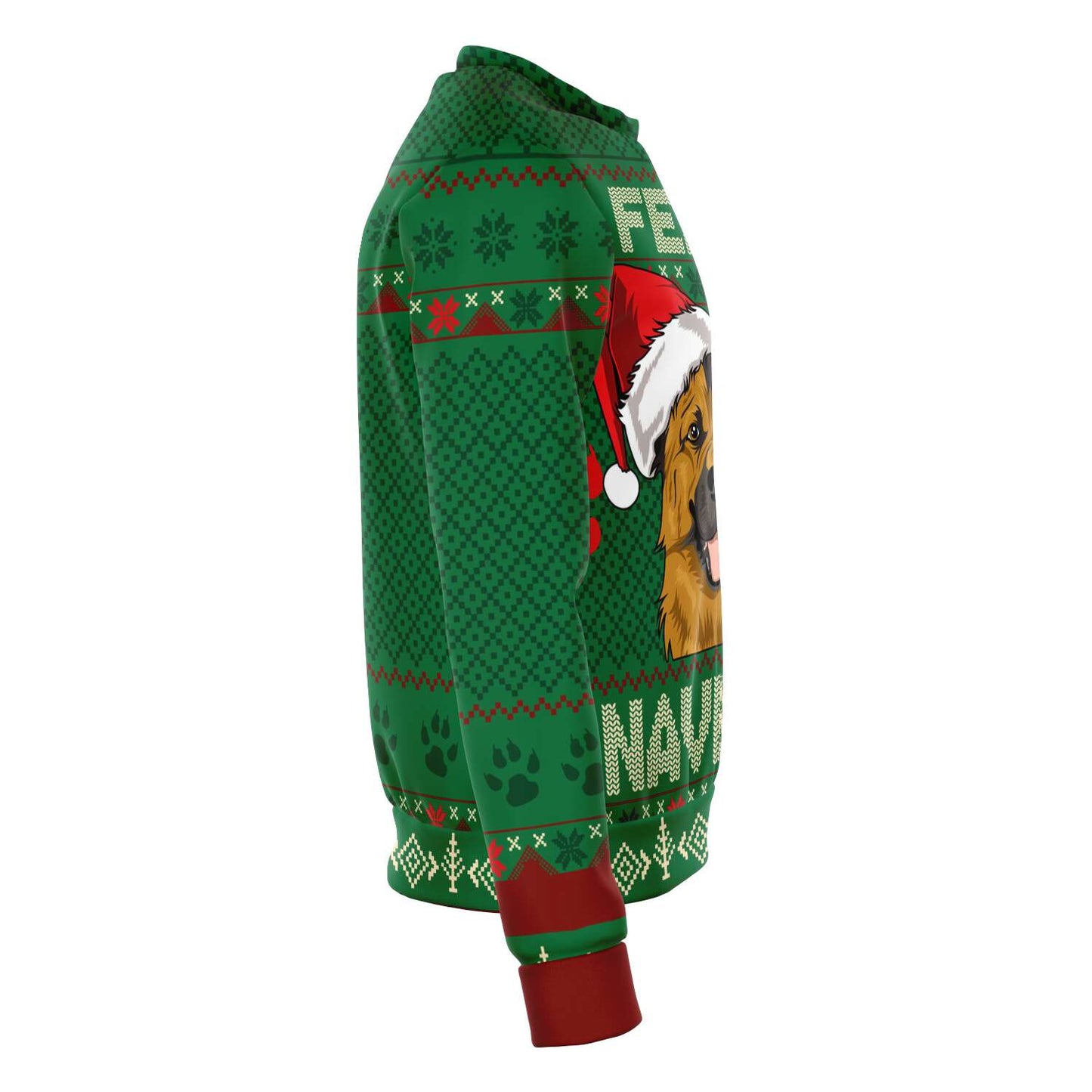 German Shepherd Feliz Navidog Ugly Christmas Sweater
