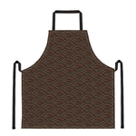 African Afro Dot Pattern Print Apron