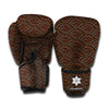 African Afro Dot Pattern Print Boxing Gloves