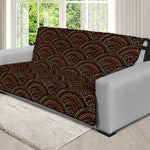 African Afro Dot Pattern Print Futon Protector