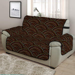 African Afro Dot Pattern Print Half Sofa Protector