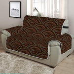 African Afro Dot Pattern Print Half Sofa Protector