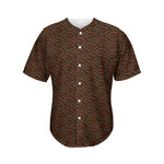 African Afro Dot Pattern Print Men's Baseball Jersey