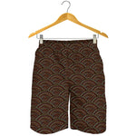 African Afro Dot Pattern Print Men's Shorts