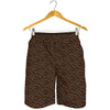 African Afro Dot Pattern Print Men's Shorts