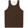 African Afro Dot Pattern Print Men's Tank Top