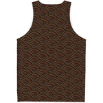 African Afro Dot Pattern Print Men's Tank Top