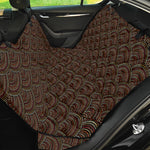 African Afro Dot Pattern Print Pet Car Back Seat Cover