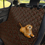 African Afro Dot Pattern Print Pet Car Back Seat Cover