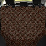 African Afro Dot Pattern Print Pet Car Back Seat Cover