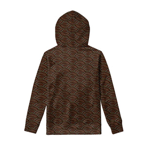 African Afro Dot Pattern Print Pullover Hoodie