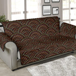 African Afro Dot Pattern Print Sofa Protector