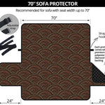 African Afro Dot Pattern Print Sofa Protector