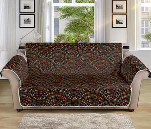 African Afro Dot Pattern Print Sofa Protector