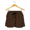 African Afro Dot Pattern Print Women's Shorts