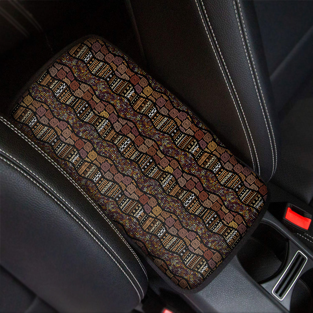 African Afro Inspired Pattern Print Car Center Console Cover