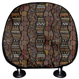 African Afro Inspired Pattern Print Car Headrest Covers