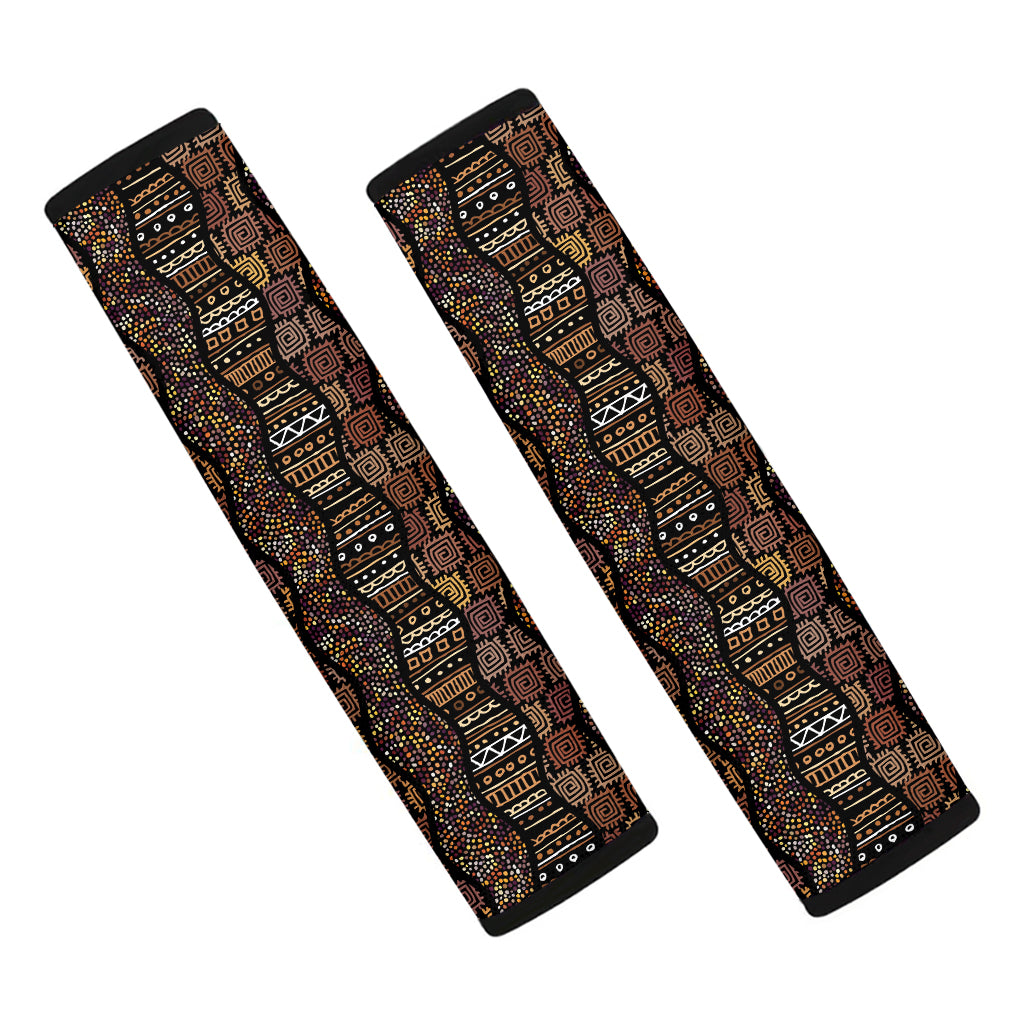 African Afro Inspired Pattern Print Car Seat Belt Covers