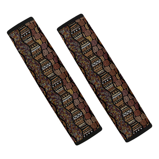 African Afro Inspired Pattern Print Car Seat Belt Covers