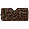 African Afro Inspired Pattern Print Car Sun Shade