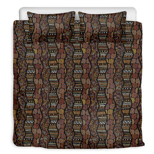 African Afro Inspired Pattern Print Duvet Cover Bedding Set