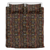 African Afro Inspired Pattern Print Duvet Cover Bedding Set