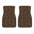 African Afro Inspired Pattern Print Front Car Floor Mats