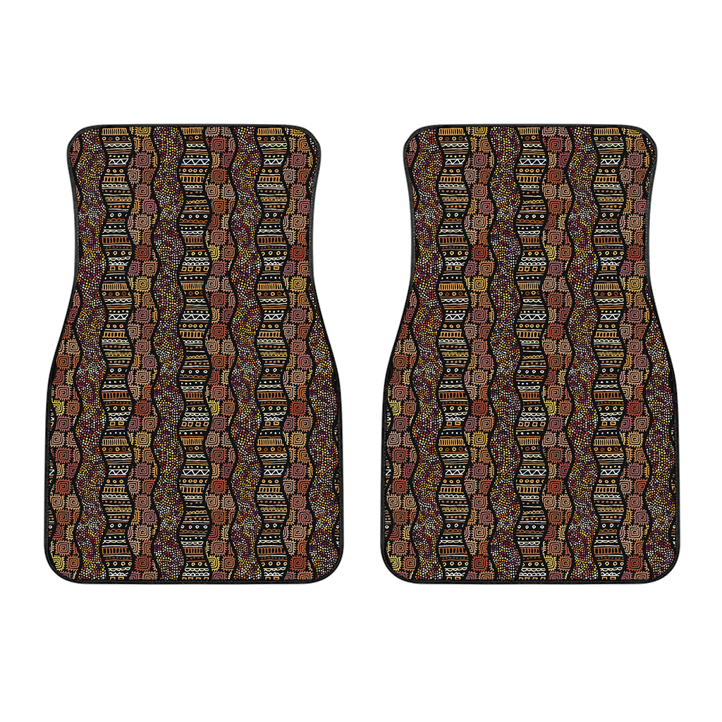 African Afro Inspired Pattern Print Front Car Floor Mats