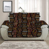 African Afro Inspired Pattern Print Half Sofa Protector