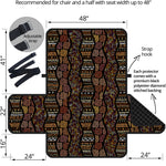 African Afro Inspired Pattern Print Half Sofa Protector