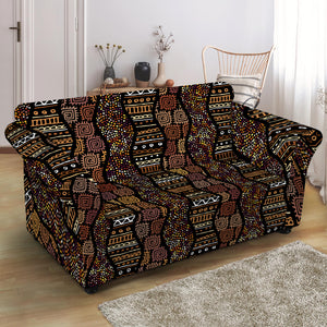 African Afro Inspired Pattern Print Loveseat Slipcover