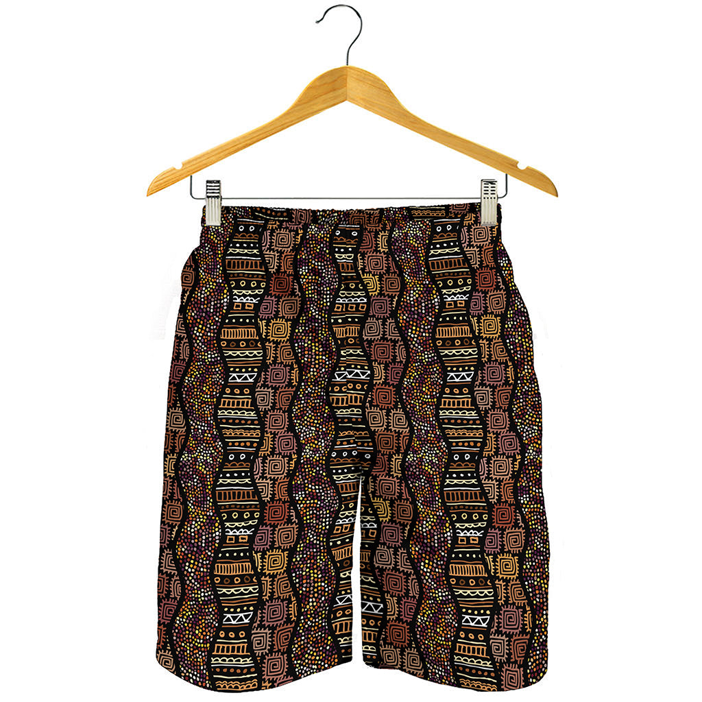 African Afro Inspired Pattern Print Men's Shorts