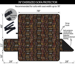 African Afro Inspired Pattern Print Oversized Sofa Protector