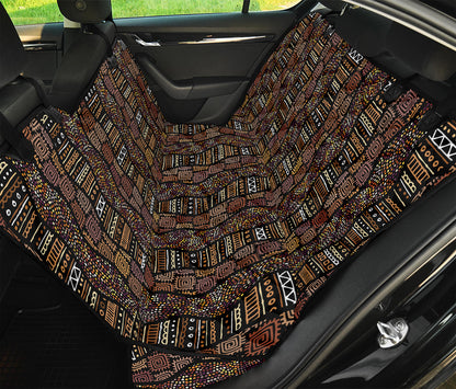 African Afro Inspired Pattern Print Pet Car Back Seat Cover