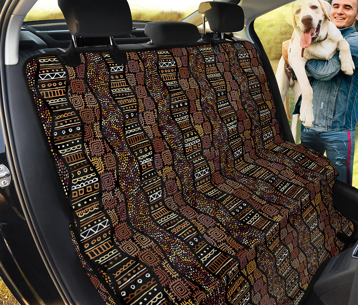 African Afro Inspired Pattern Print Pet Car Back Seat Cover