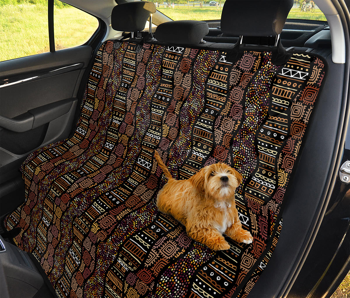 African Afro Inspired Pattern Print Pet Car Back Seat Cover