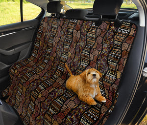 African Afro Inspired Pattern Print Pet Car Back Seat Cover