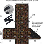 African Afro Inspired Pattern Print Recliner Protector