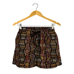 African Afro Inspired Pattern Print Women's Shorts